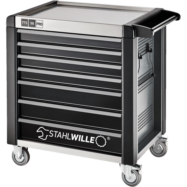 Stahlwille 81200169 - Anthracite tool trolley, 7 drawers