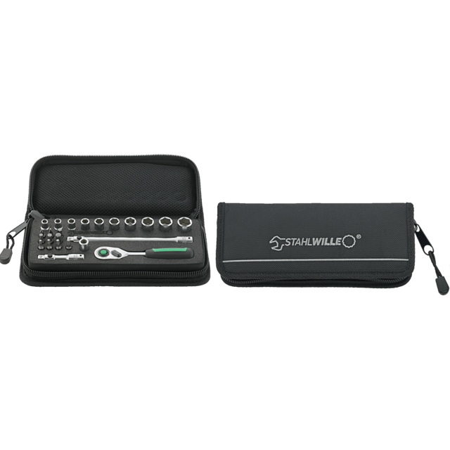 Stahlwille 96010127 - QuickRelease 1/4" 24 Piece Socket Set