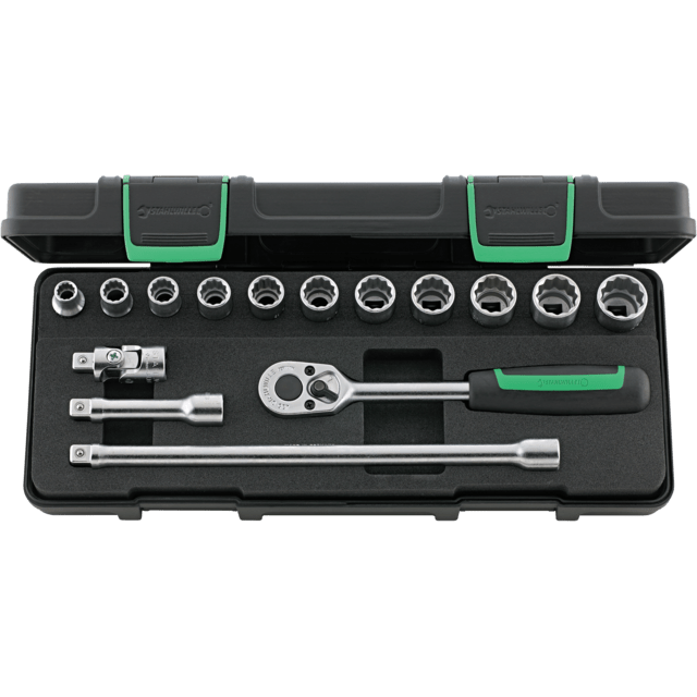 Stahlwille 96021109 - 3/8" 15 Piece Socket Set