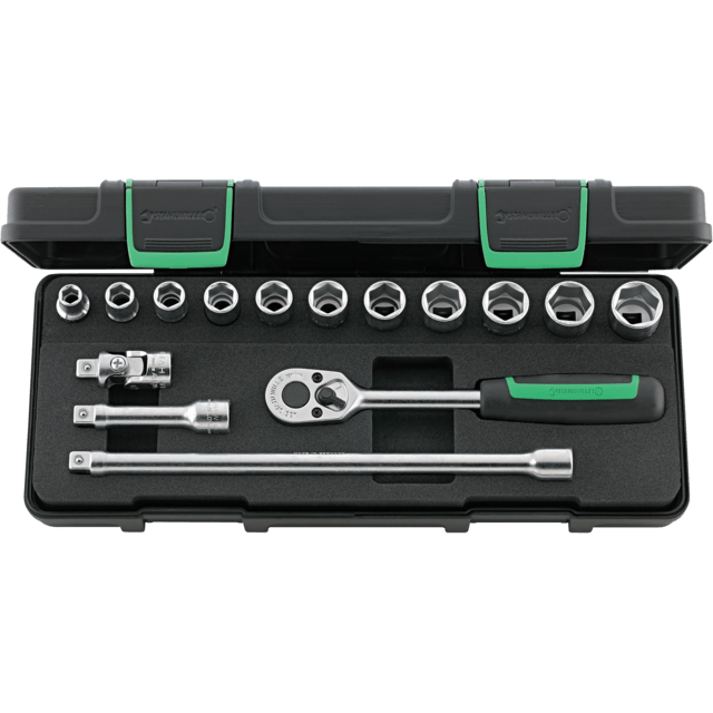Stahlwille 96022133 - 3/8" 15 Piece Socket Set