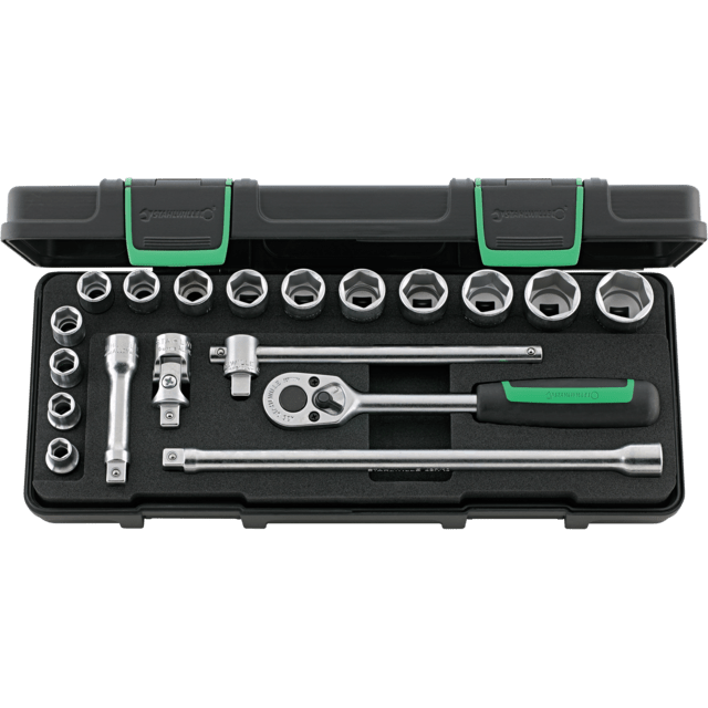 Stahlwille 96023132 - 3/8" 19 Piece Socket Set
