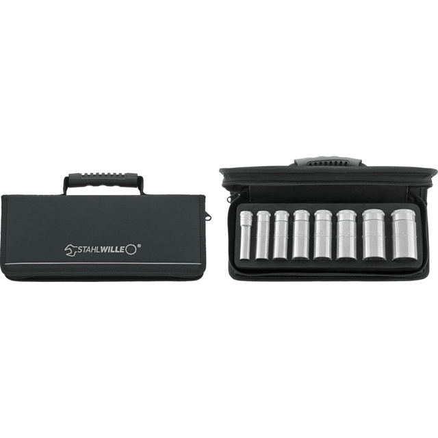 Stahlwille 96030212 - Juego de llaves de vaso 1/2" 8 piezas - Ferrotecnia
