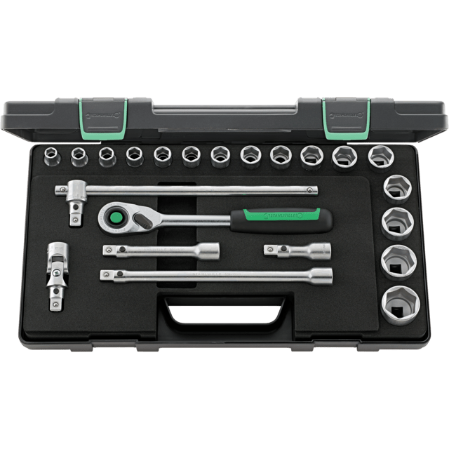 Stahlwille 96031480 - QuickRelease 1/2" 22 Piece Socket Set