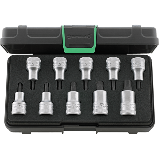 Stahlwille 96032005 - 1/2" Screwdriver Socket Set, 10 Pieces