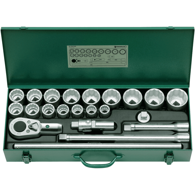 Stahlwille 96054103 - Juego de llaves de vaso 3/4" 22 piezas - Ferrotecnia