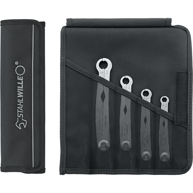 Stahlwille 96411003 - Ratchet Wrench Set 8-14, 4 Pieces