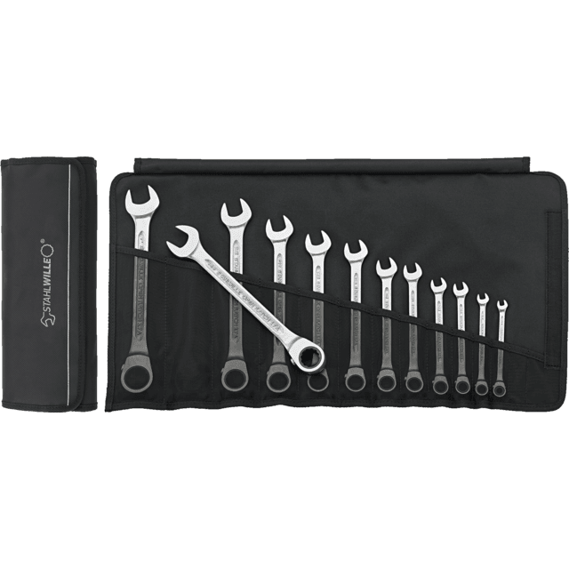 Stahlwille 96411713 - Juego de llaves combinadas con trinquete 1/4 - 1 12 piezas - Ferrotecnia