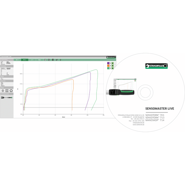 Stahlwille 96585235 - CD - ROM con software SensoMaster - Ferrotecnia