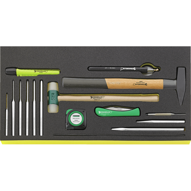 Stahlwille 96830119 - TCS 16-piece hammer/chisel set