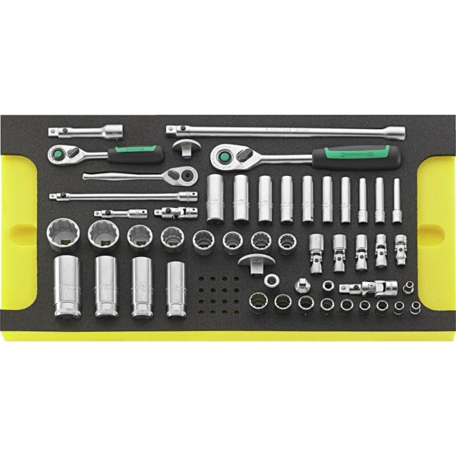 Stahlwille 96830123 - 1/4" 3/8" TCS 51 Piece Socket Set