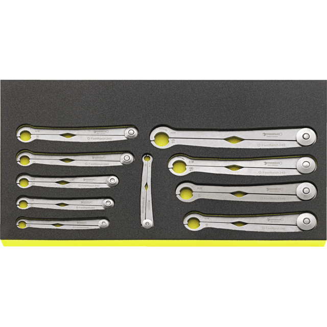 Stahlwille 96830130 - Juego de llaves de trinquete TCS 8 - 19 10 piezas - Ferrotecnia