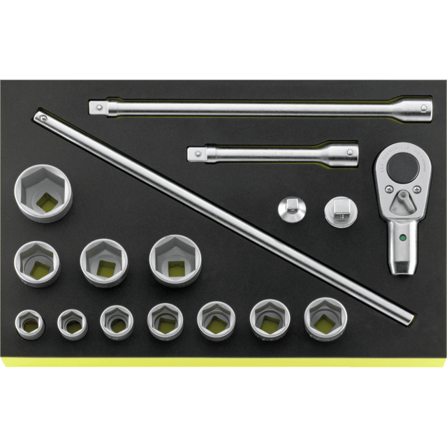 Stahlwille 96830221 - TCS 17-Piece 3/4" Socket Set