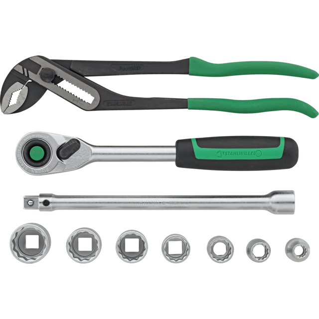 Stahlwille 96830278 - AGRAR On-Board Tool Kit, 10 pieces