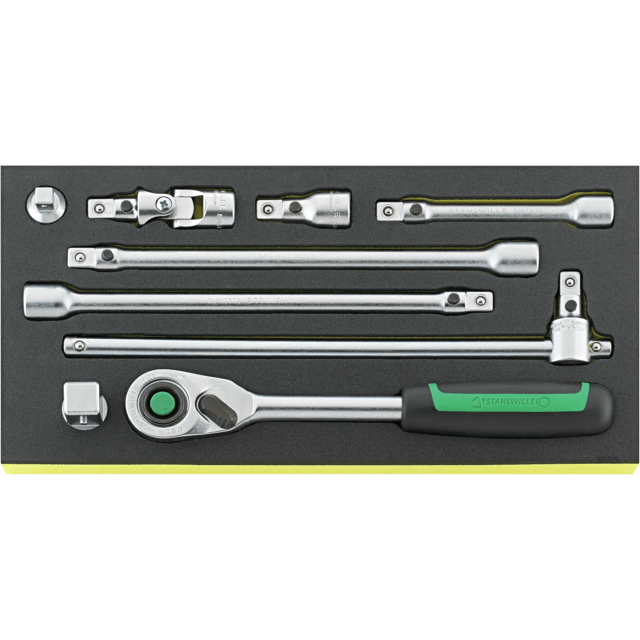 Stahlwille 96830363 - QuickRelease 1/2" TCS 9-piece Drive Tool Set