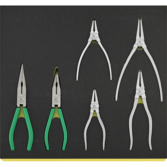 Stahlwille 96832100 - TCS 6-piece circlip pliers set