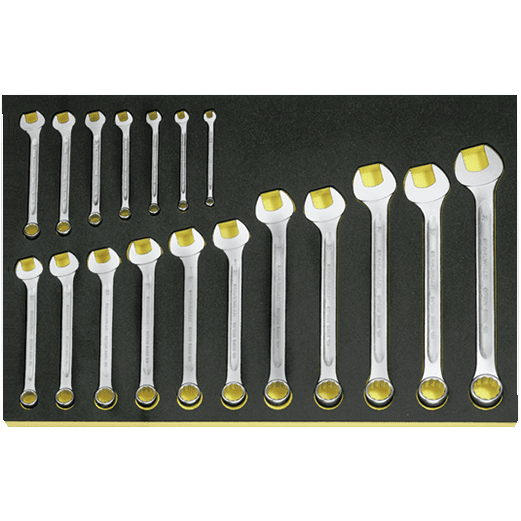 Stahlwille 96838183 - Juego de llaves combinadas TCS 6 - 24, 18 piezas - Ferrotecnia