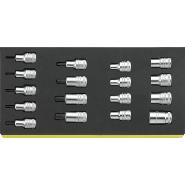 Stahlwille 96838763 - TCS 17-Piece 1/2" Screwdriver Socket Set