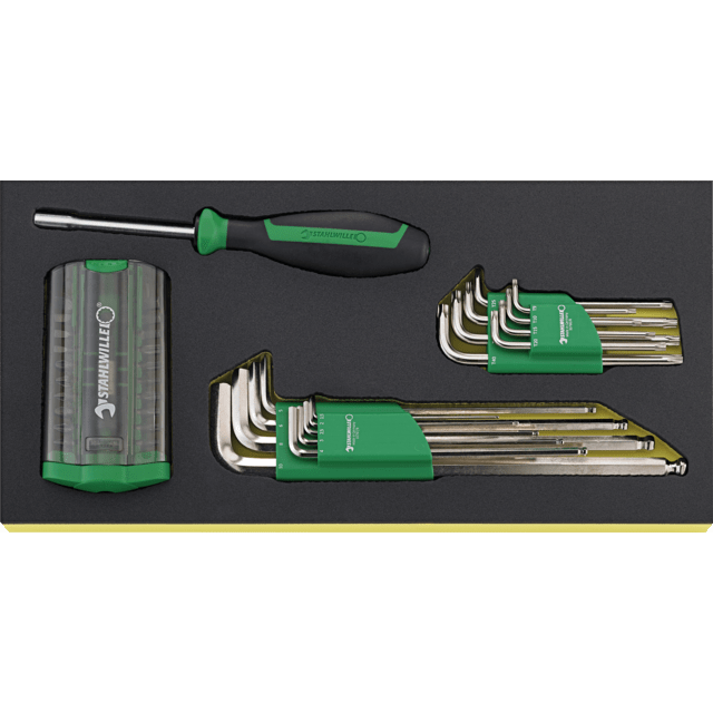 Stahlwille 96838768 - TCS 39-piece Hex Key/Bits Set