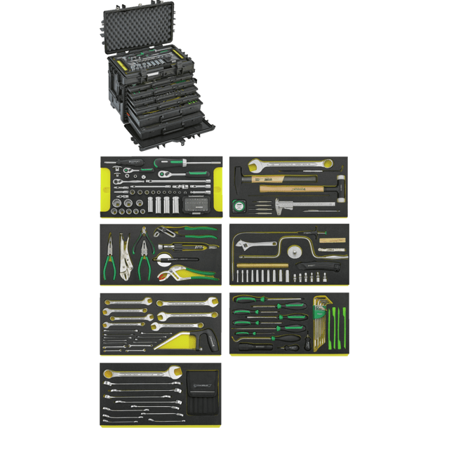 Stahlwille 98814910 - AOG 179 Piece Tool Set