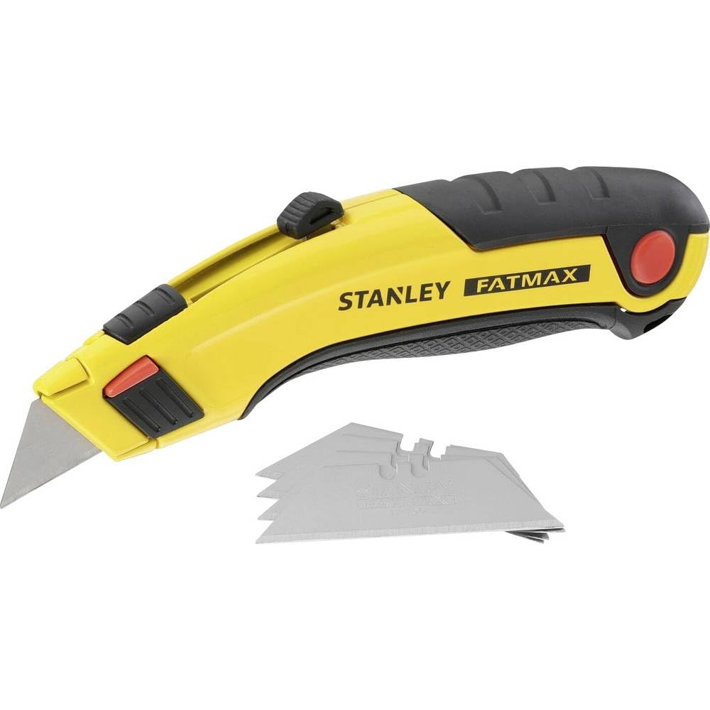 Stanley 0-10-778 - Cúter FatMax de hoja trapezoidal retráctil 180 mm