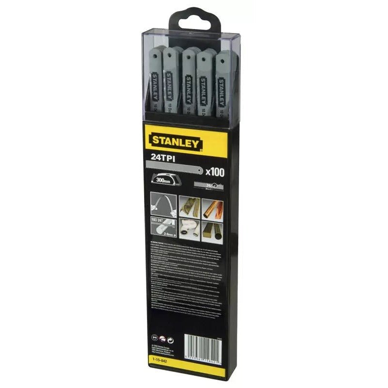 Stanley 0-15-842 - Pack de 2 hojas de sierra lion acero carbono - Ferrotecnia