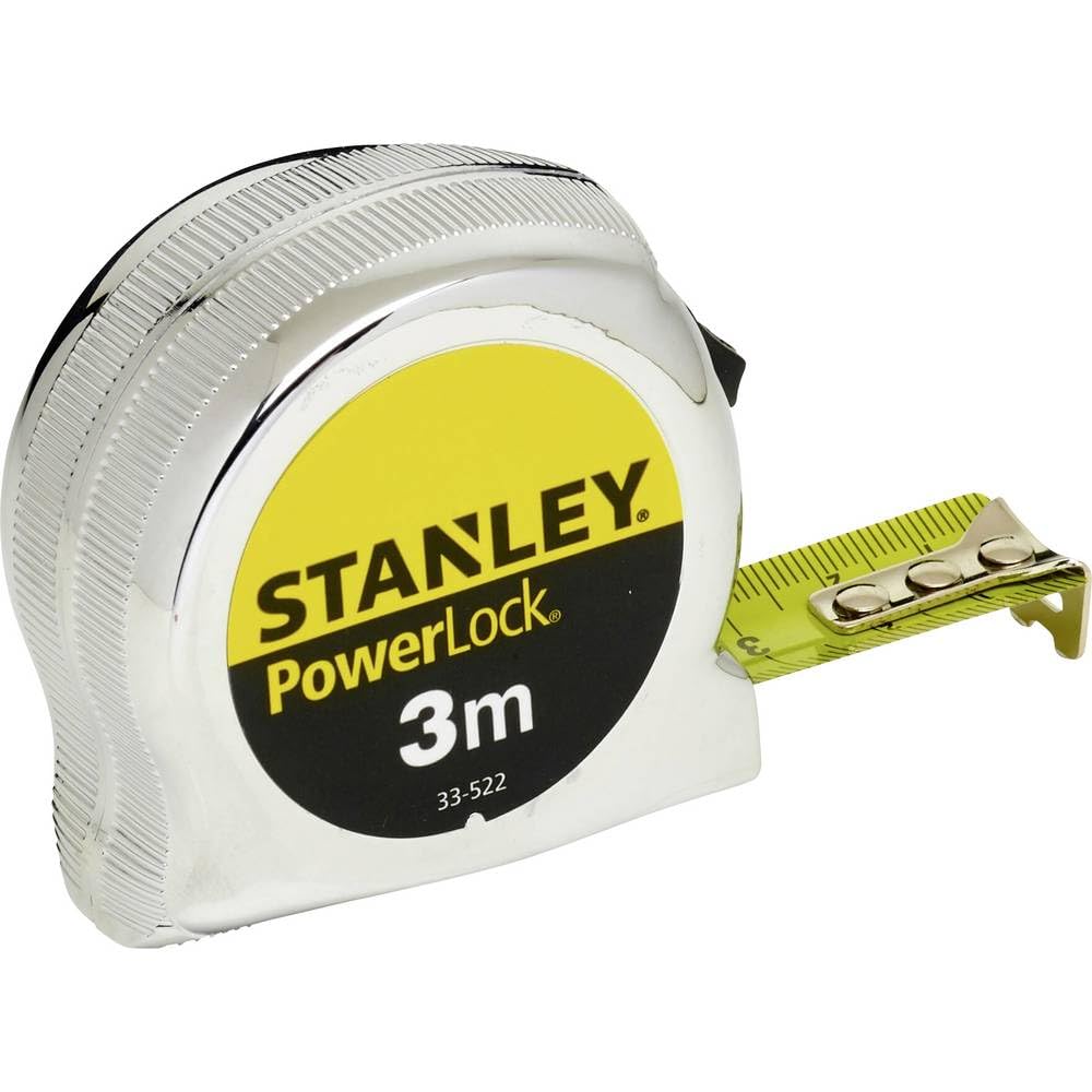 Stanley 0-33-522 - Flexómetro Micro Powerlock de 3 m x 19 mm