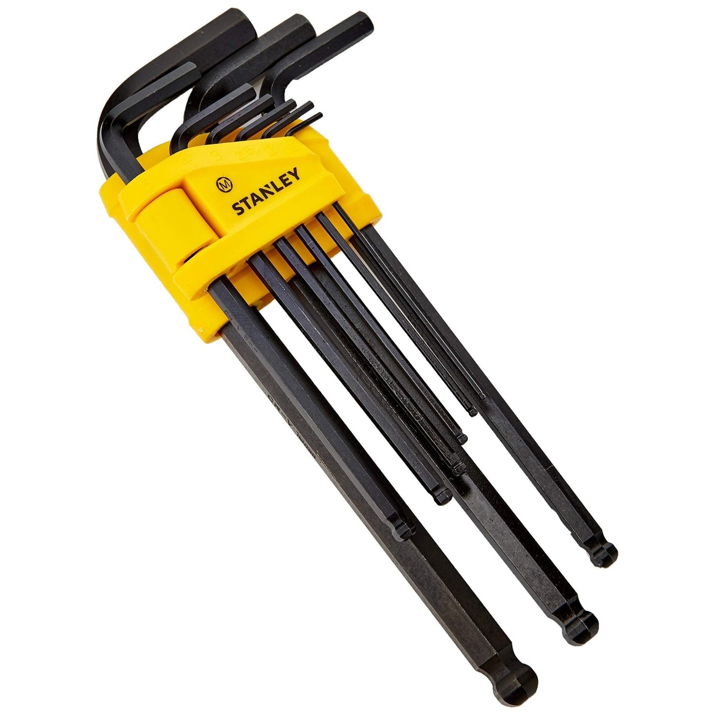 Stanley 0-69-256 - Juego de 9 llaves Allen con bola de 1,5 a 10 mm - Ferrotecnia