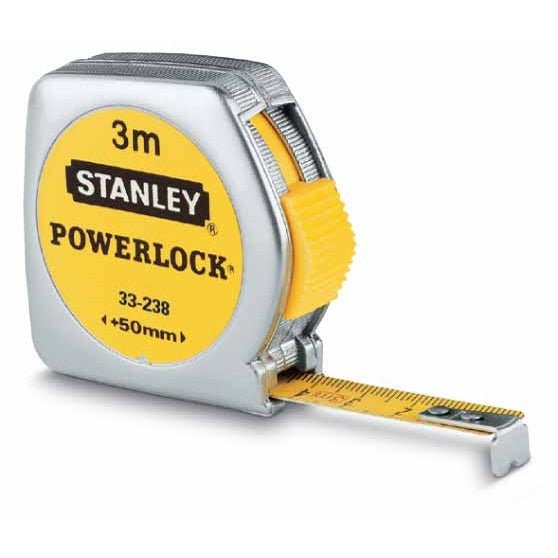 STANLEY 1-33-218 - Flexometro Powerlock Classic 3m x 12,7mm - Ferrotecnia