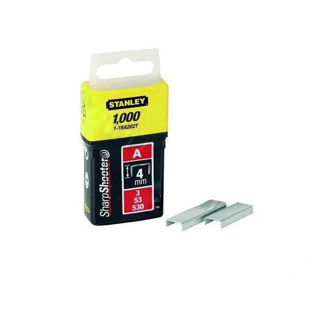 STANLEY 1-TRA208T - Grapa tipo a (5/53/530) 12mm - 1000 u.