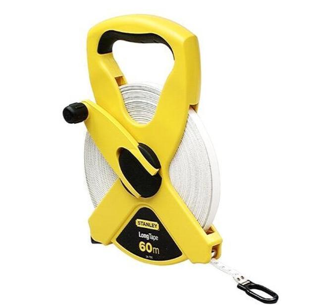 Stanley 2-34-795 - Cinta larga de fibra de vidrio con caja abierta 60m x 12,5mm