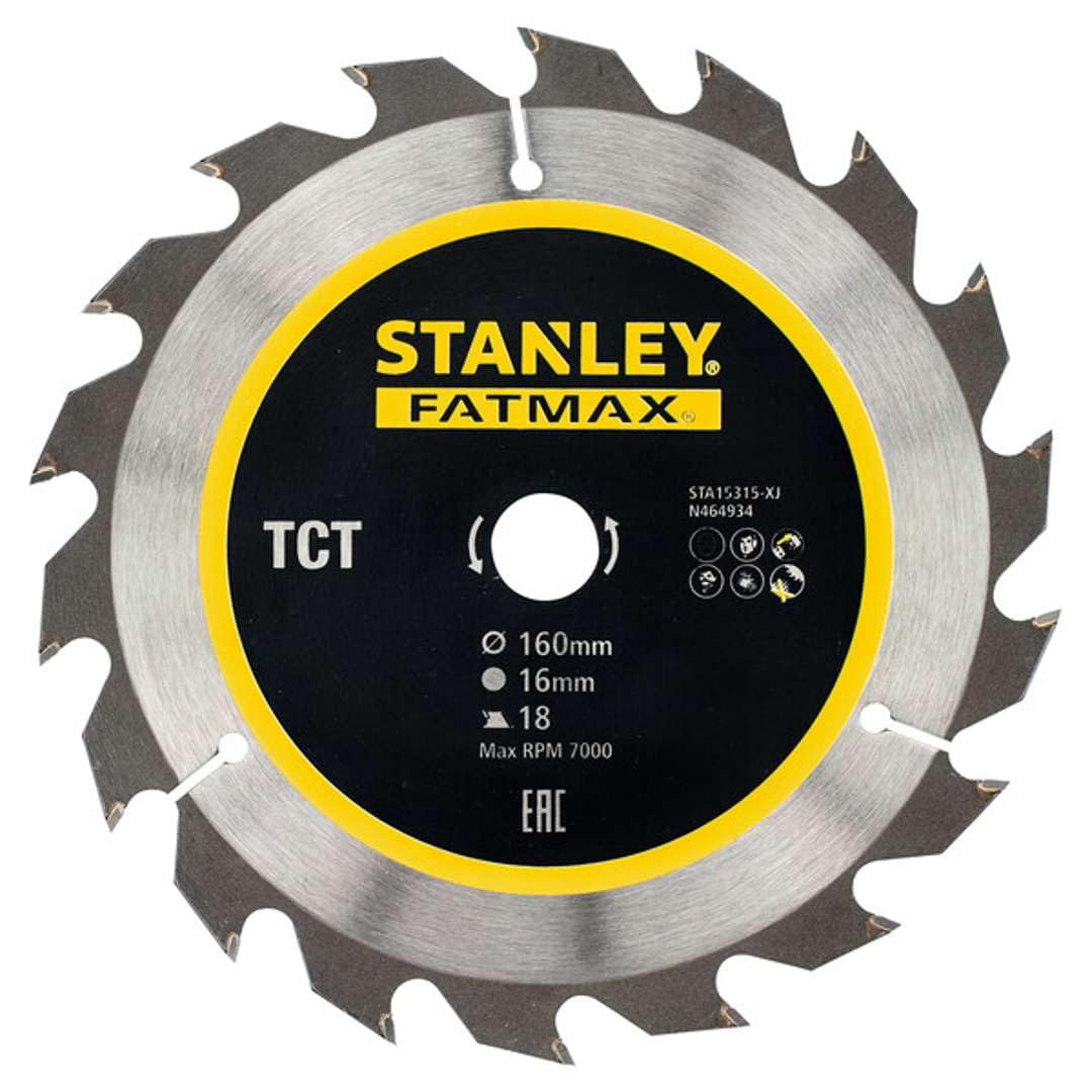 Stanley Accesorios Sta15315- XJ Hoja Tct 160 x 16 x 18 Dientes