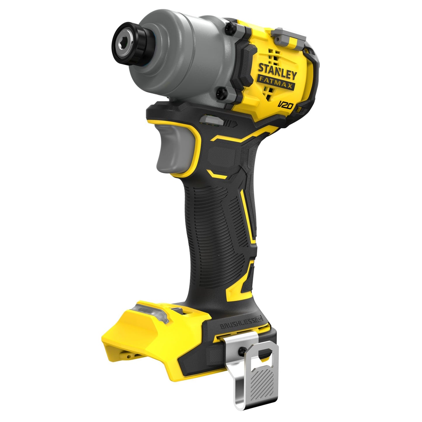 STANLEY FATMAX Atornillador de impacto sin escobillas 18V V20, 3 velocidades, No incluye cargador ni batería, SFMCF830B-XJ