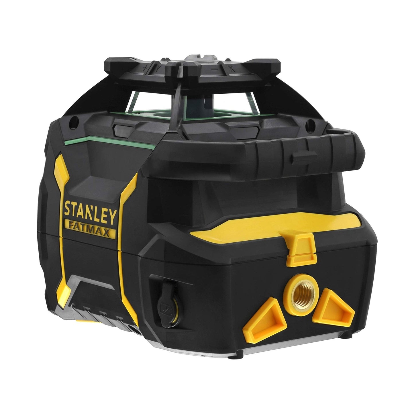 STANLEY FATMAX FMHT77448-1 - Nivel láser giratorio verde, 600 m, vial 360°, incluye detector - Ferrotecnia