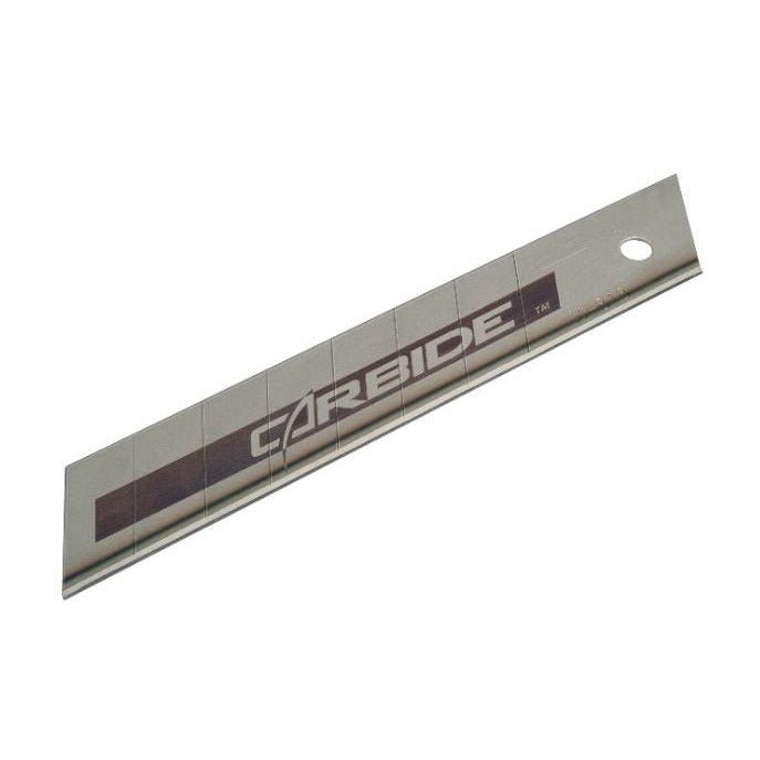 STANLEY FATMAX Hojas de cutter Carbide de 18mm, hasta 10 veces más cortes, filo resistente, cuerpo de acero flexible, dispensador de 50 hojas, STHT8-11818 - Ferrotecnia
