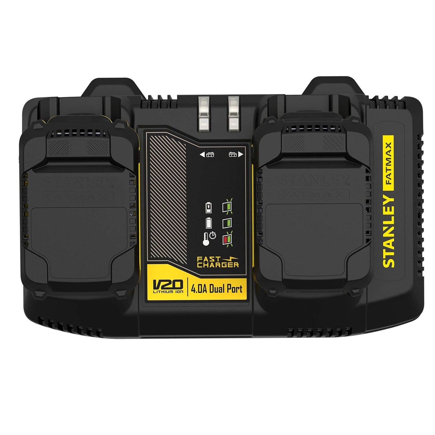 STANLEY Fatmax SFMCB24 QW cargador doble V20 li-ion 18V 2 X 4A