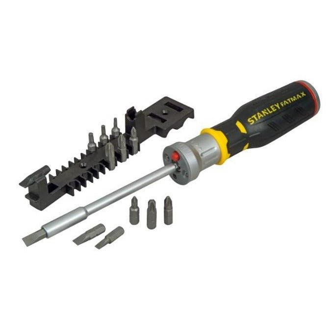 STANLEY FMHT0-62689 - Multipuntas FatMax de carraca con LED. 12 puntas - Ferrotecnia