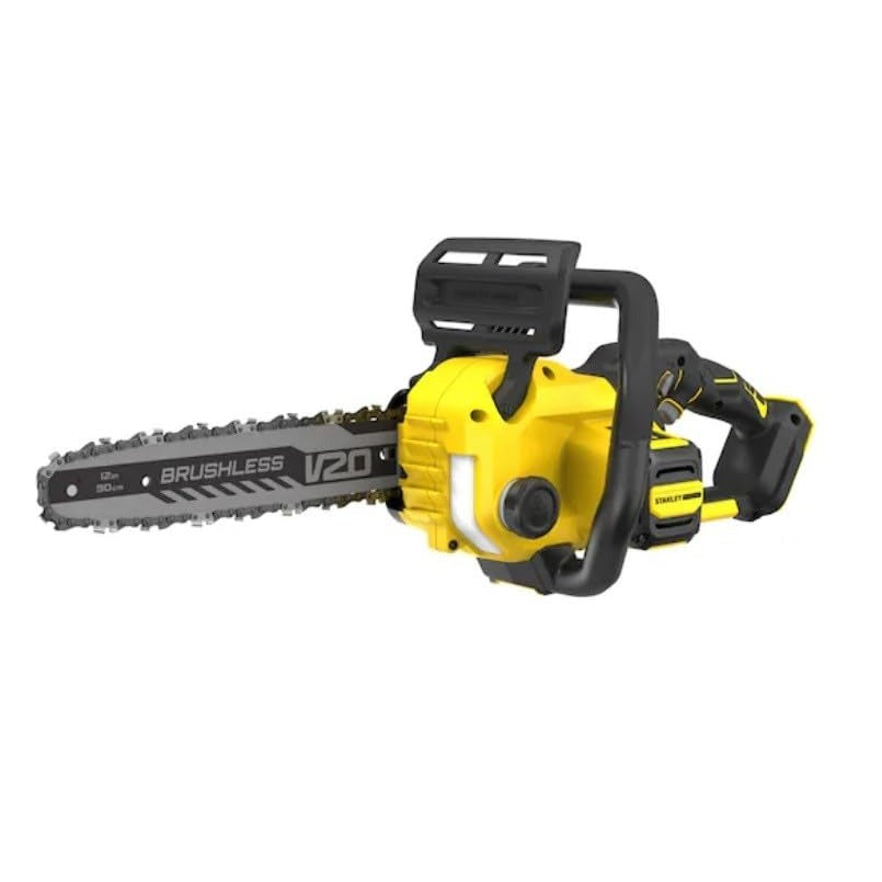 STANLEY Motosierra sin escobillas V20 Li-Ion 18V para uso profesional para mantener una conexión estable y práctica con medida o especificación 20 L