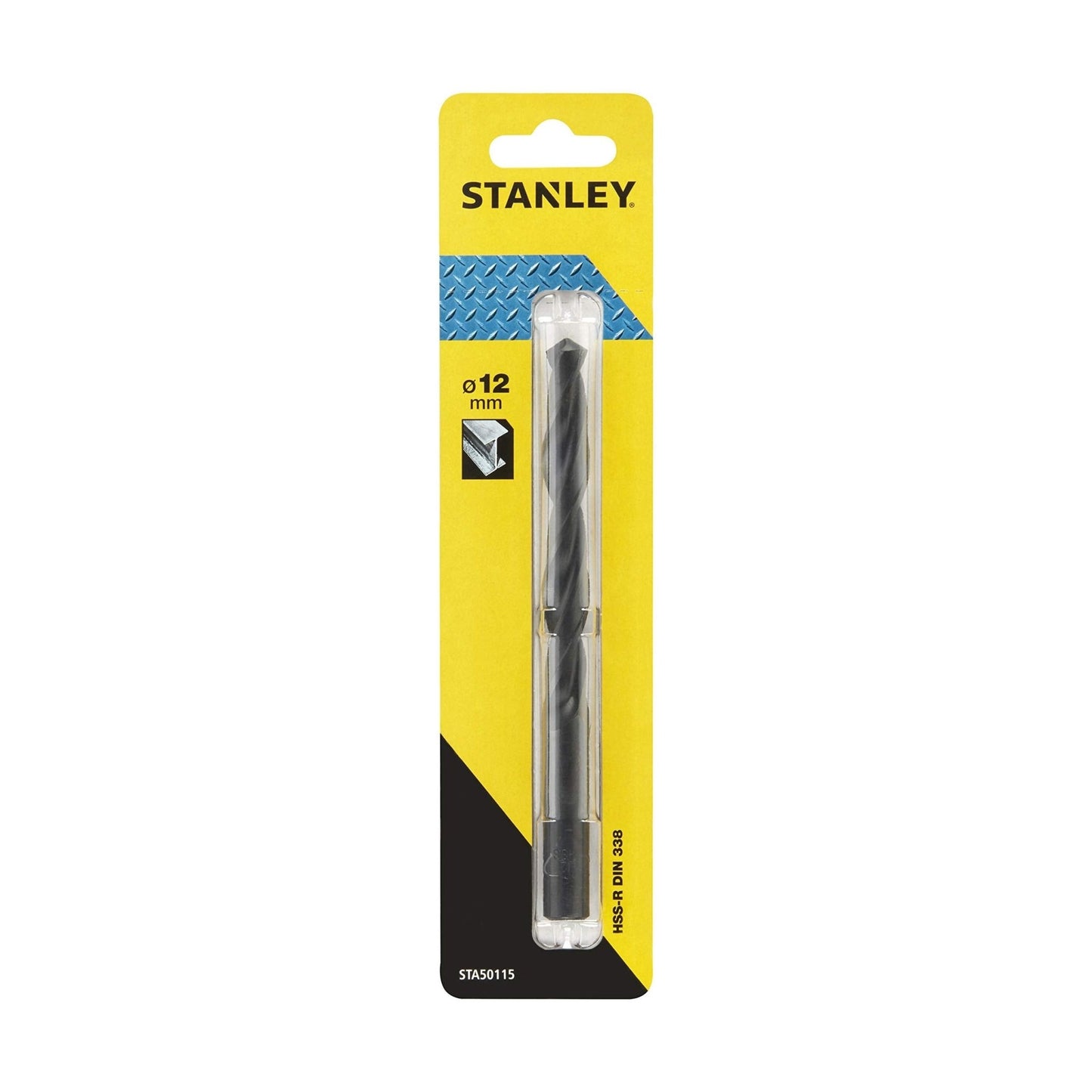 STANLEY STA50115-QZ - Broca HSS-R laminada para metal ø 12mm - Ferrotecnia