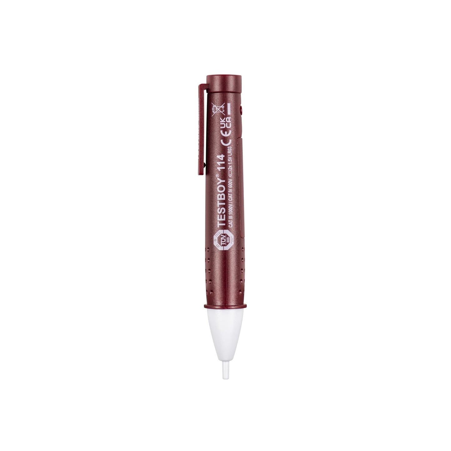 Testboy TB 114 - Testboy non-contact voltage detector, range 12-1,000 V. Optical signal and vibration