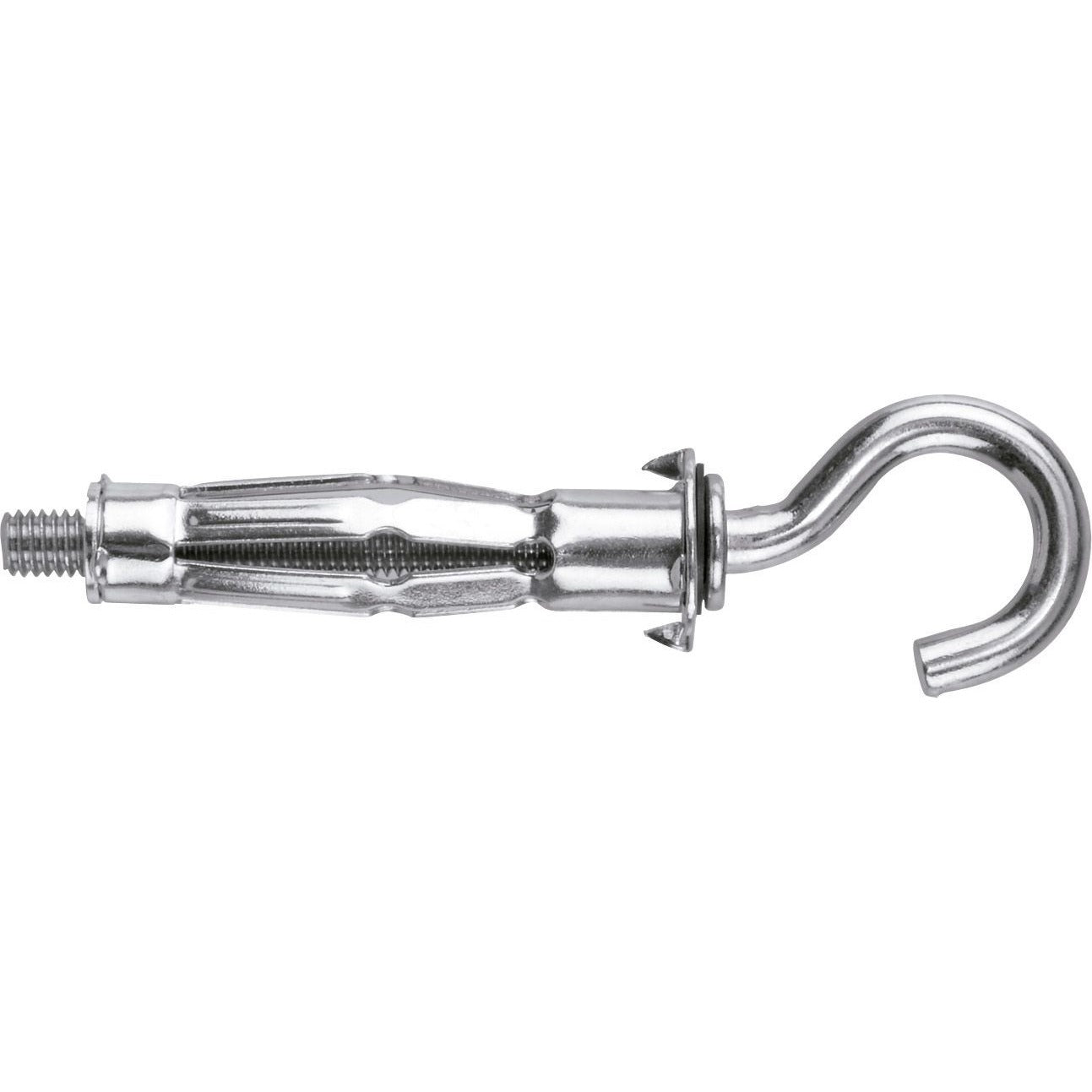 Tox 035701521 - Blíster de 2 tacos metálicos Acrobat M5x52 S mm + gancho