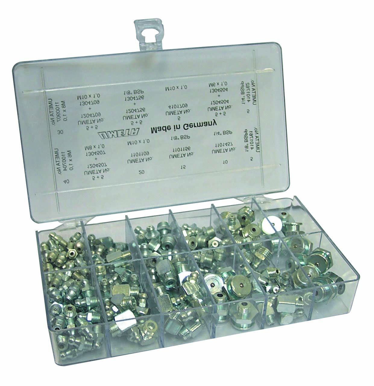 Umeta 6008100 - Caja de 80 engrasadores surtidos - Ferrotecnia