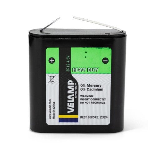 Velamp 3R12/1BP - Pila salina de 4,5V 3R12 - Ferrotecnia