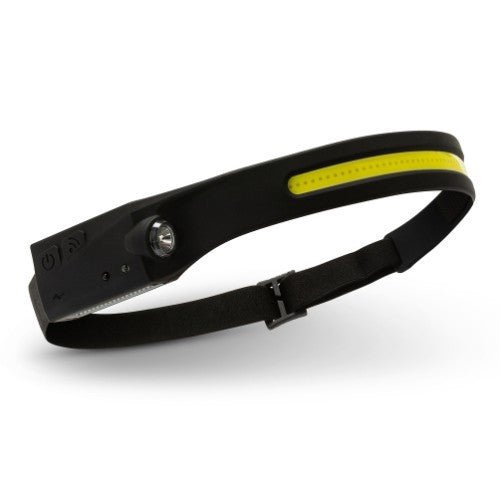 Velamp IH524 - Linterna frontal LED recargable 2 en 1 con sensor de movimiento BOWIE - Ferrotecnia