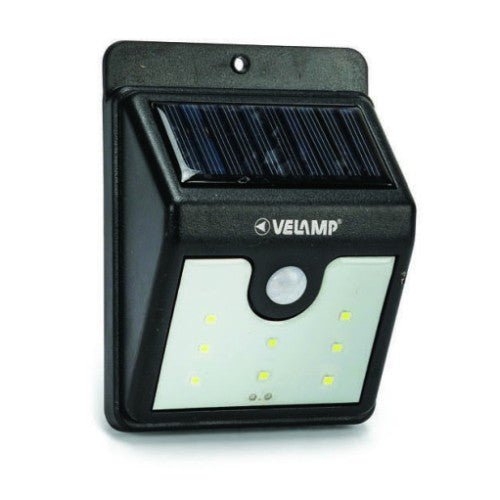 Velamp SL212 - Aplique solar de pared de 200 lúmenes con detector de movimiento DORY - Ferrotecnia