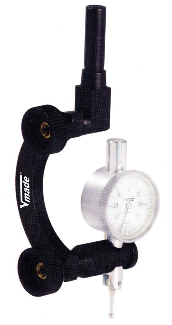 Vogel 240997 - Soporte en arco para comparadores y colas de milano, ejes 4 H7 + 8 H7 - Ferrotecnia