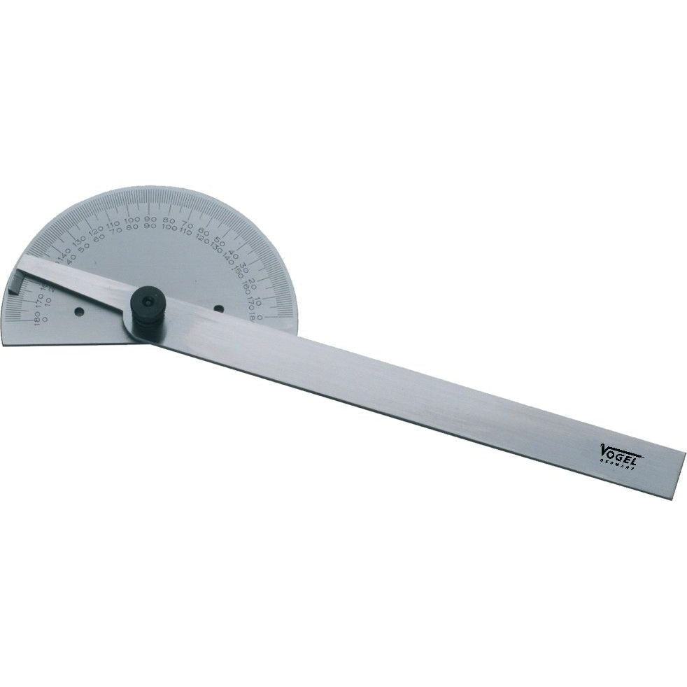 Vogel 322541 - Stainless steel protractor. Quadrant Ø 80 mm x length 150 mm