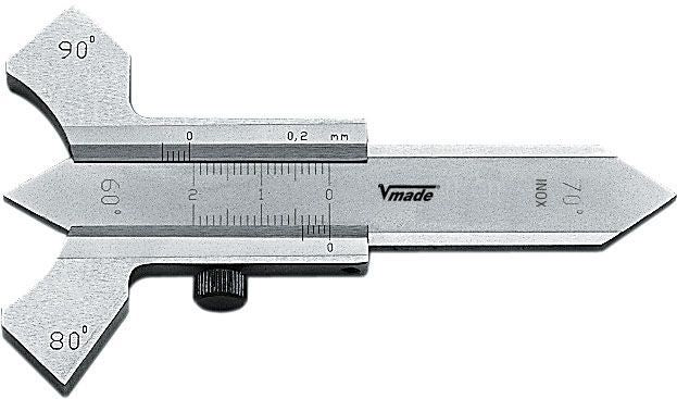 Vogel 474403 - Calibre de precisión para soldaduras, Capacidad 0 - 20 mm, Nonio 1/20 mm - Ferrotecnia