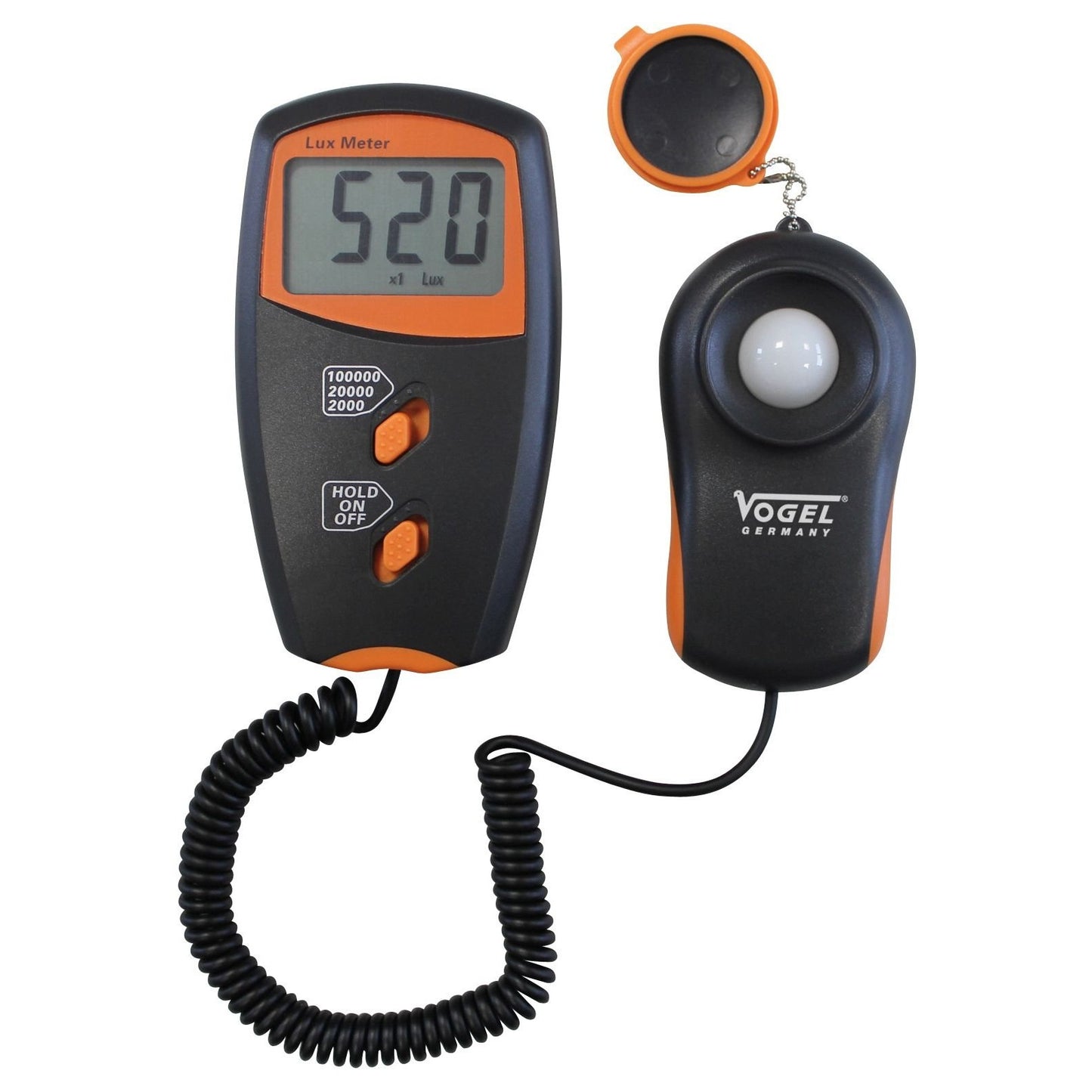 Vogel 640342 - Intensomètre électronique numérique, capacité Lux : 1-100 000