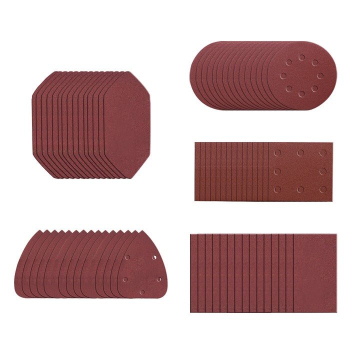 Worx WA2028 - 75 Hojas de lija mixtas para WX820 (60, 80, 120) - Ferrotecnia