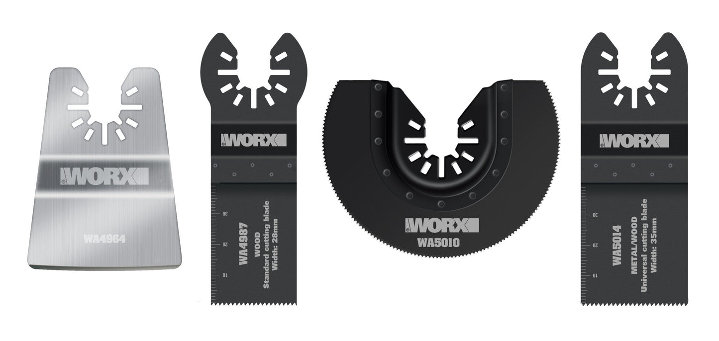 Worx WA5092 - Kit multiherramienta de 4 piezas multiusos - Ferrotecnia